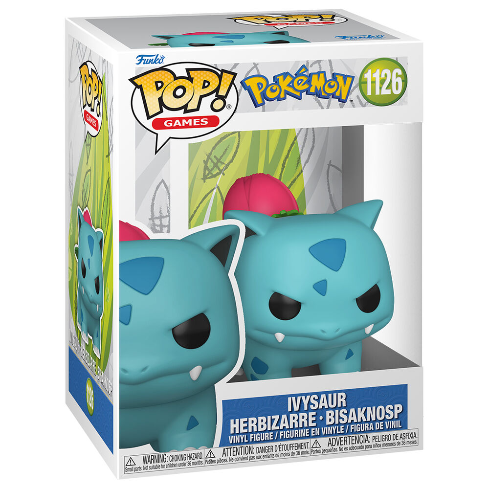 Figura Funko POP! de Ivysaur con flor en la espalda - 2