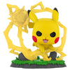 Figura FUNKO POP Premium de Pikachu con efecto de energía amarilla
