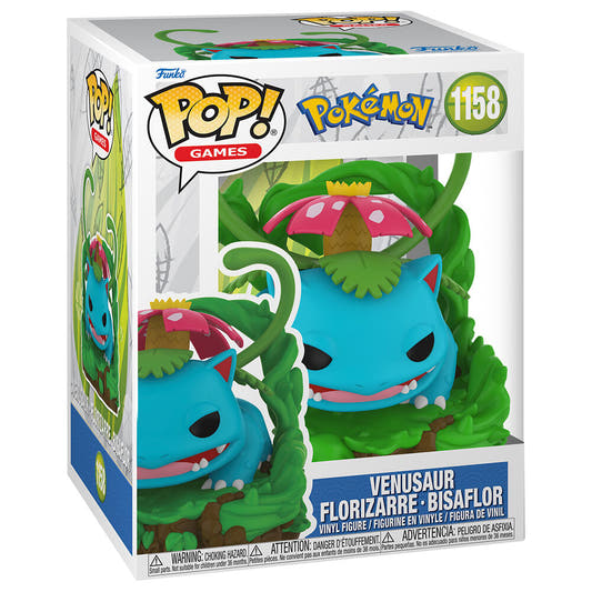 Figura Funko POP Premium de Venusaur con flor y enredaderas - 2