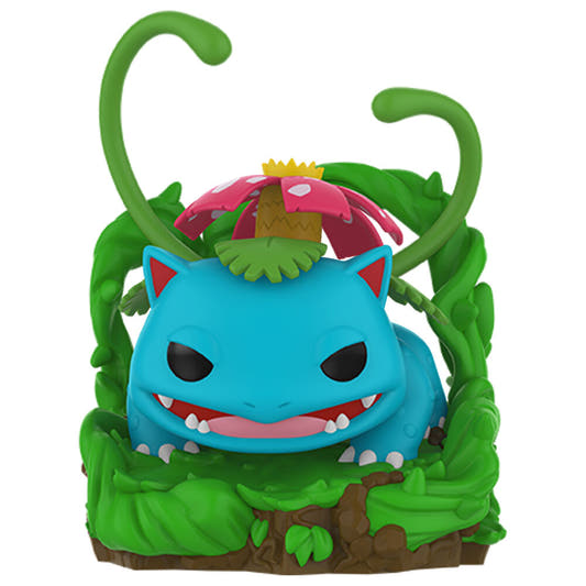 Figura Funko POP Premium de Venusaur con flor y enredaderas