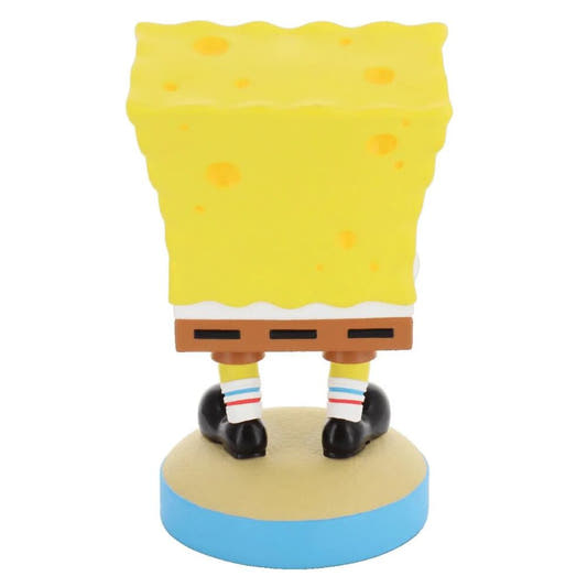 Soporte Cable Guy de Bob Esponja de EXQUISITE GAMING sobre base azul y beige - 6
