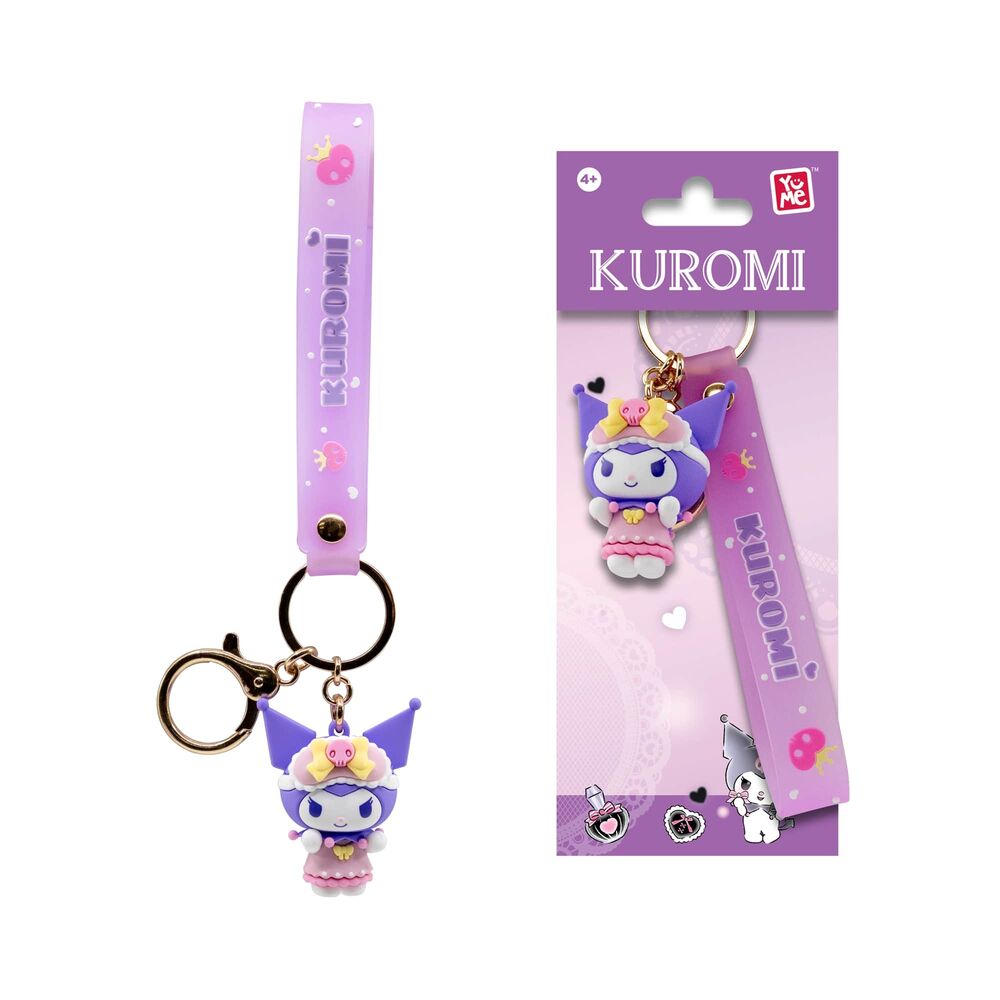 Llavero figura de Kuromi de 5 cm con outfit surtido - 3