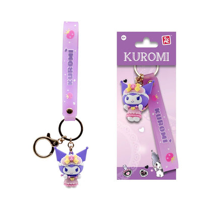 Llavero figura de Kuromi de 5 cm con outfit surtido - 3