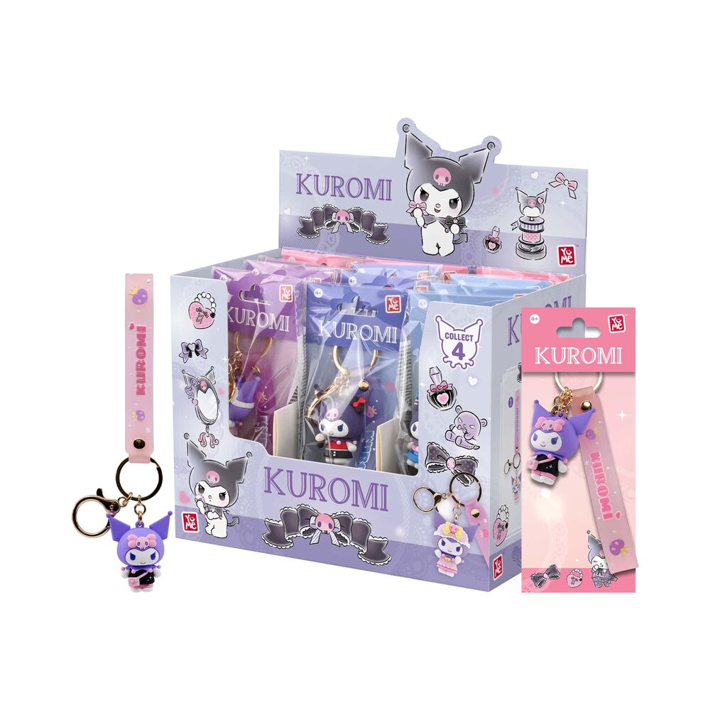 Llavero figura de Kuromi de 5 cm con outfit surtido - 2