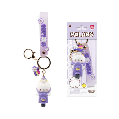 Llavero figura de Molang en scooter de 6 cm en varios colores - 3