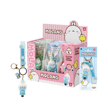 Llavero figura de Molang en scooter de 6 cm en varios colores - 2