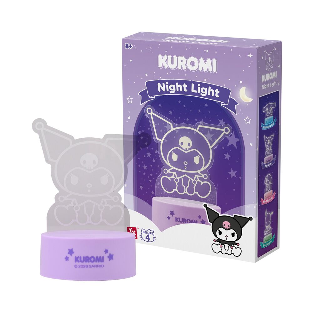Luces nocturnas surtidas Hello Kitty and Friends con Kuromi, My Melody, Cinnamoroll y Pochacco - 3