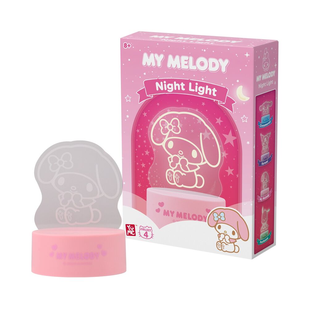 Luces nocturnas surtidas Hello Kitty and Friends con Kuromi, My Melody, Cinnamoroll y Pochacco - 5