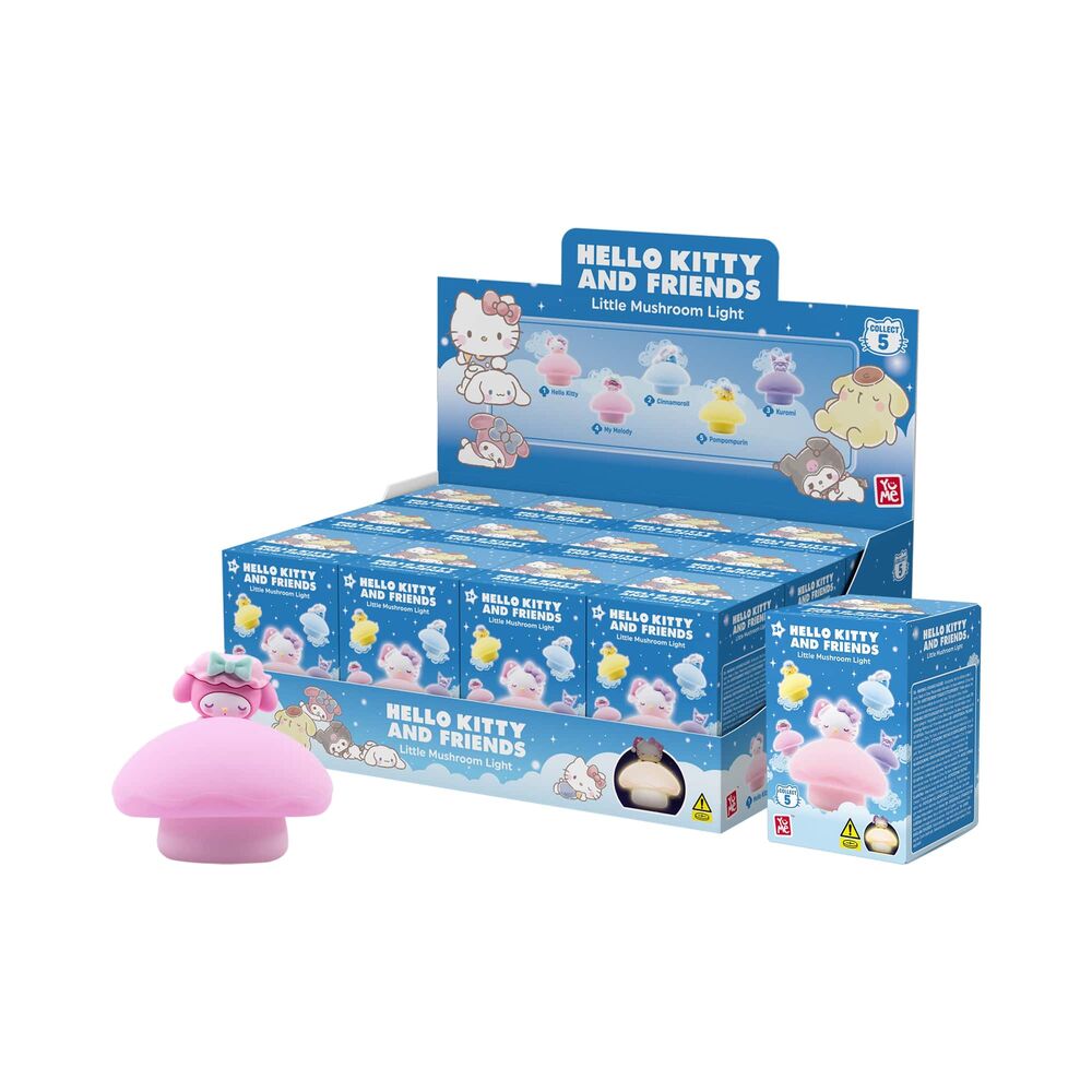 Figuras sorpresa Little Mushroom de Hello Kitty and Friends con forma de seta - 2