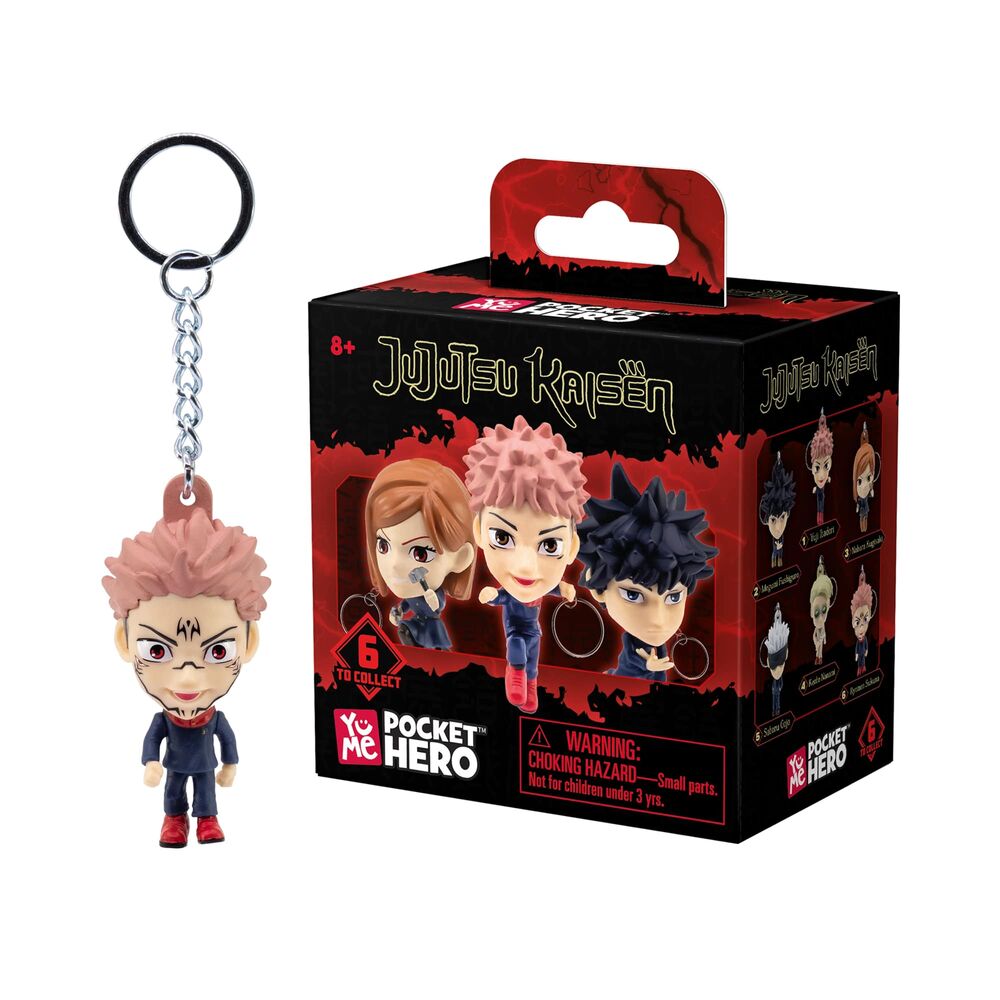 Llaveros figura Pocket Hero de Jujutsu Kaisen en caja Blind Box - 4