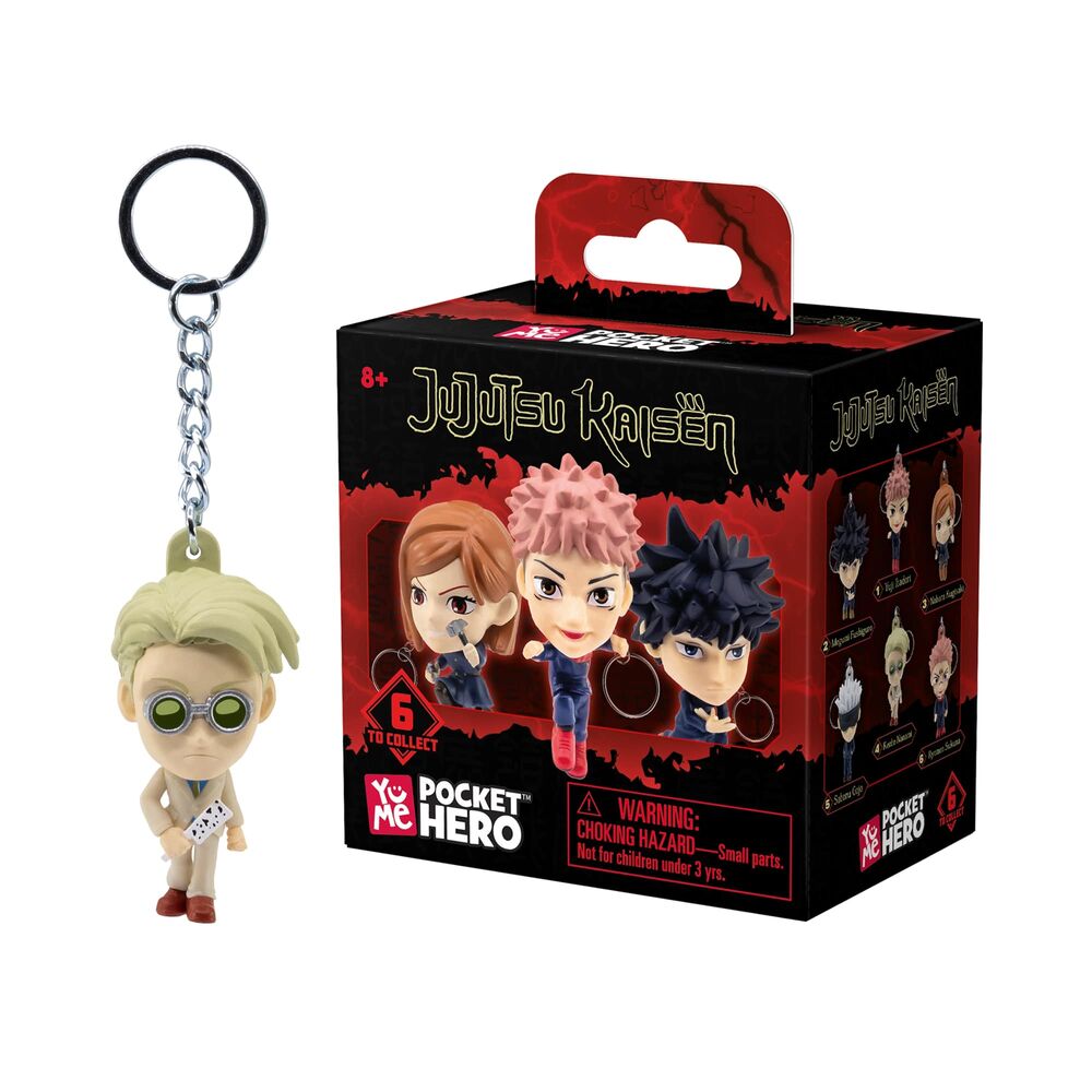 Llaveros figura Pocket Hero de Jujutsu Kaisen en caja Blind Box - 6