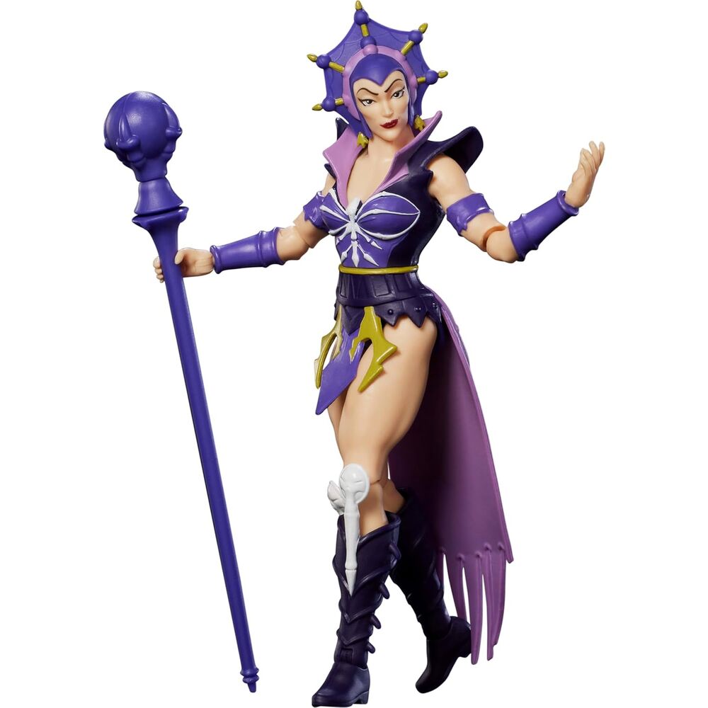 Figura articulada Evil-Lyn de Masters of the Universe con báculo morado - 3