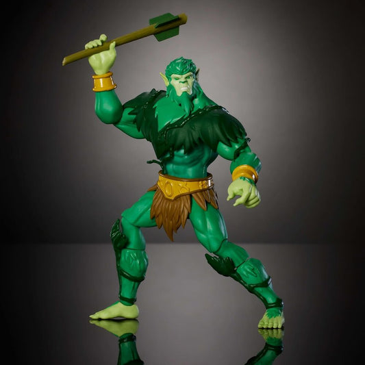 Figura articulada Moss Man de Masters of the Universe con bastón verde - 3