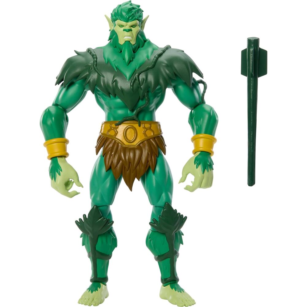 Figura articulada Moss Man de Masters of the Universe con bastón verde