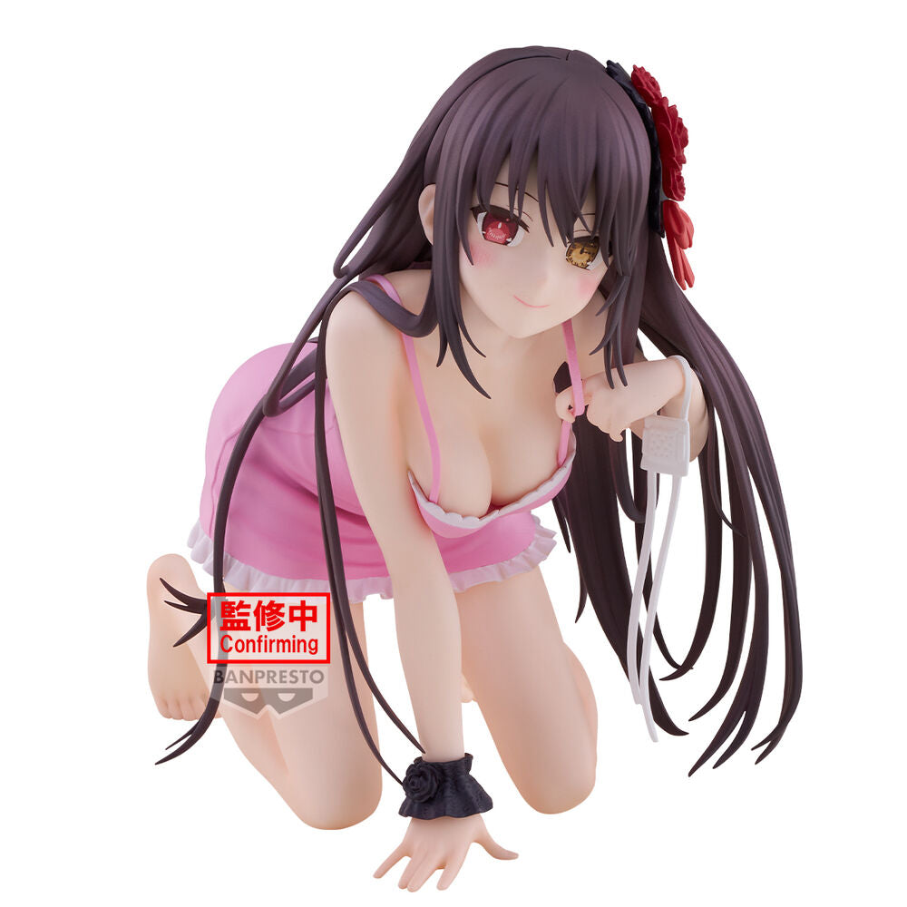 Figura de Kurumi Tokisaki de Date A Live con atuendo rosa