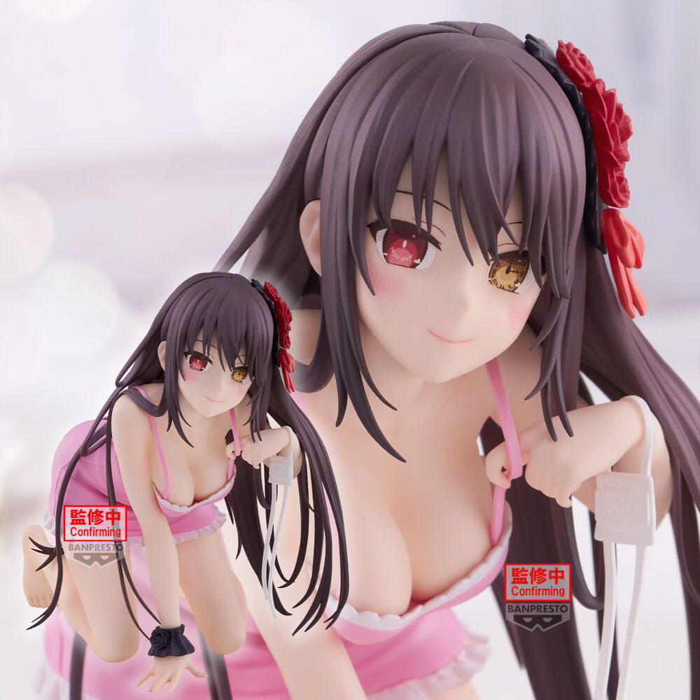 Figura de Kurumi Tokisaki de Date A Live con atuendo rosa - 2