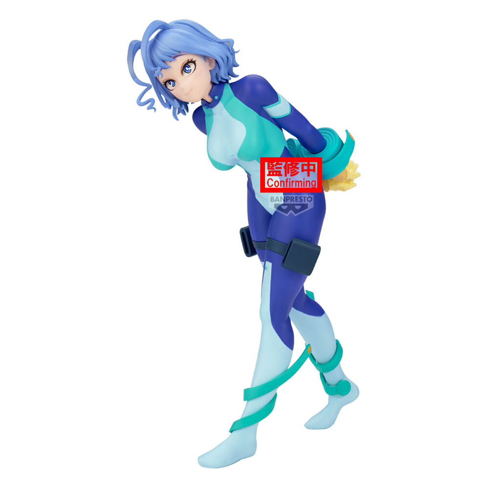 Figura de Nejire Hado de My Hero Academia con traje azul y turquesa - 2