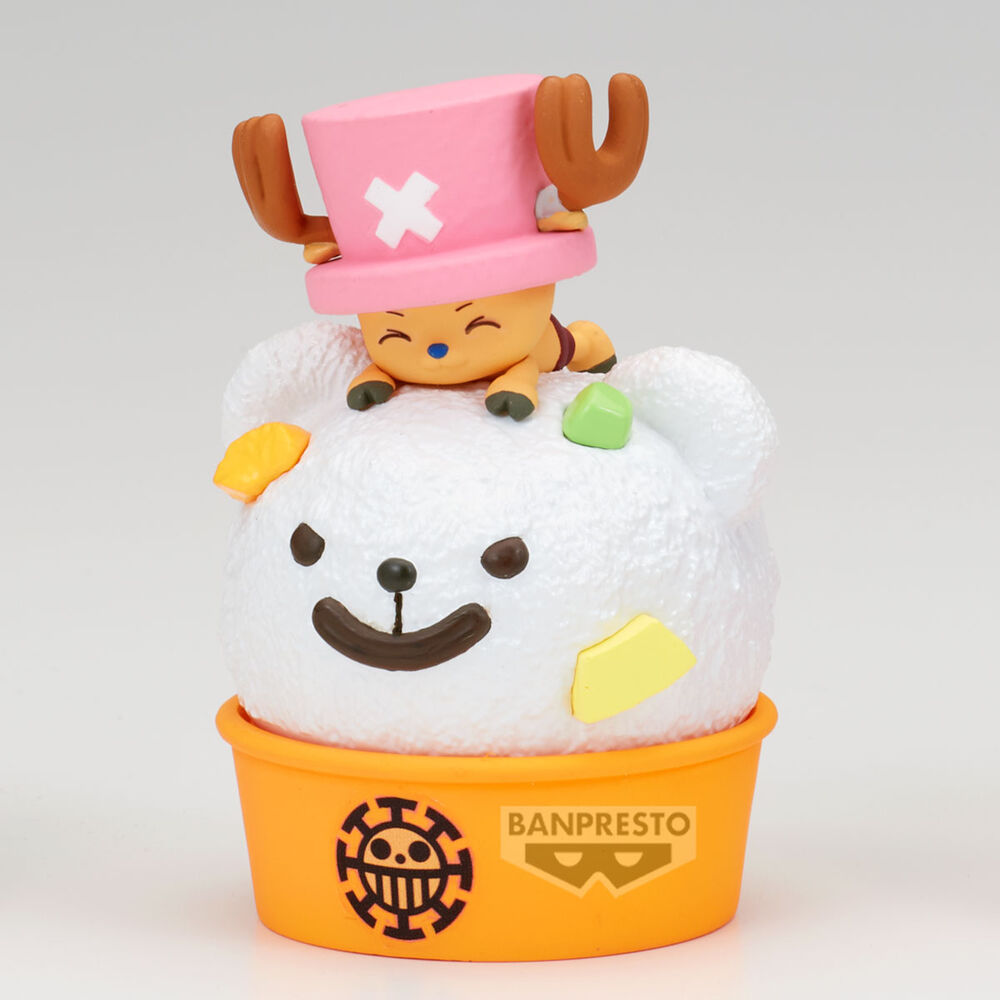 Figura de Tony Tony Chopper Paldolce de One Piece sobre una base de oso - 2