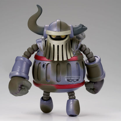 Figura Iron Giant Mega World Collectable de One Piece de Banpresto, con armadura gris, morada y roja - 2