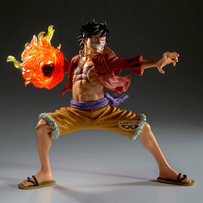 Figura de Monkey D. Luffy Maximatic de One Piece en pose de acción - 3