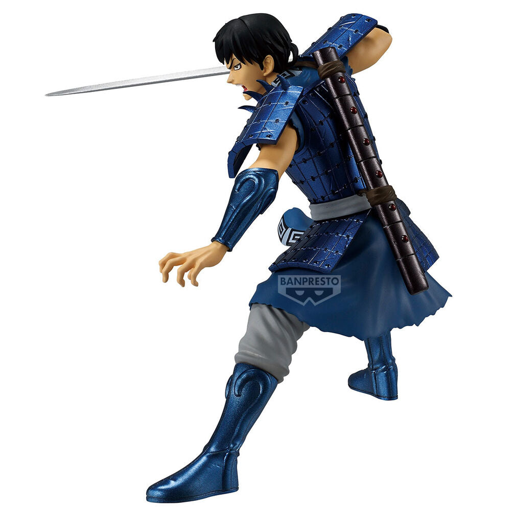 Figura de Shin de Kingdom con armadura azul y espada - 3