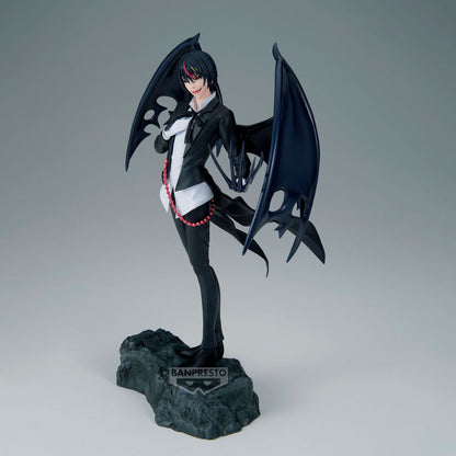 Figura de Diablo Banpresto con alas negras sobre una base rocosa - 4