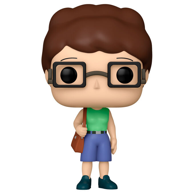 Figura Funko POP! de Peggy Hill con gafas, camiseta verde y falda azul