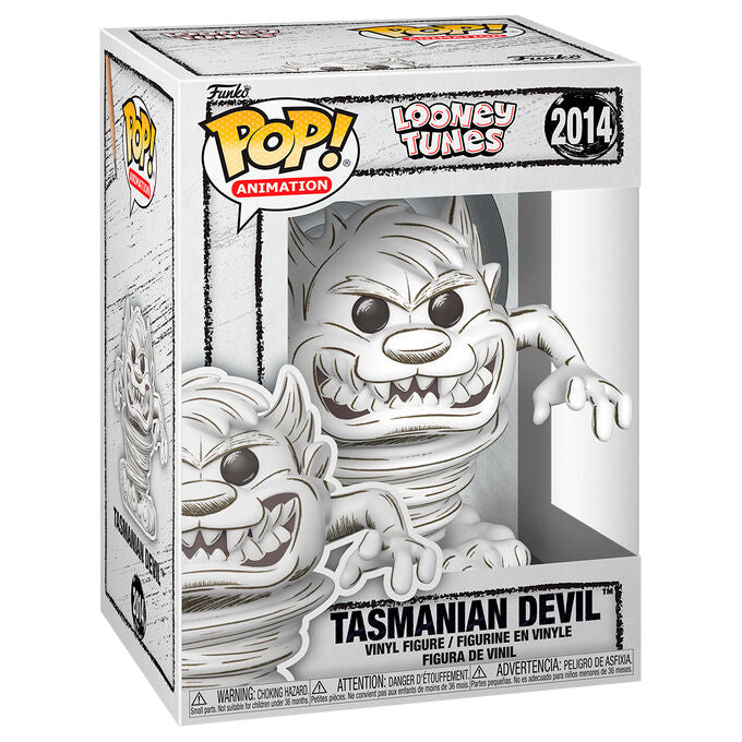 Figura Funko POP! de Tasmanian Devil de Looney Tunes en blanco - 2