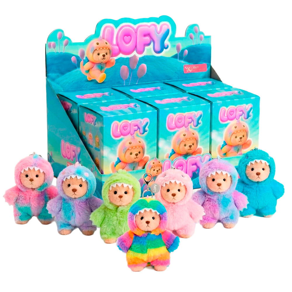 Muñecos llavero de peluche Lofy con disfraces de colores surtidos
