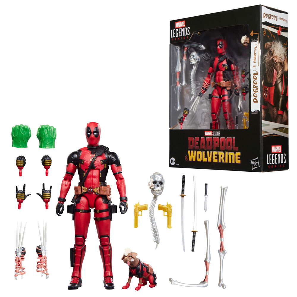 Figura articulada de Deadpool con Dogpool de Marvel Legends - 3