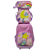Set escolar Care Bears con trolley, portatodo y bolsa portameriendas en rosa y lila