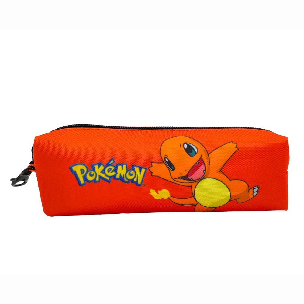 Set escolar Pokémon naranja con trolley, portatodo y bolsa portameriendas - 2