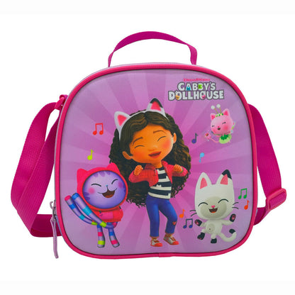 Set escolar de Gabby’s Dollhouse con trolley, portatodo y bolsa portameriendas - 3