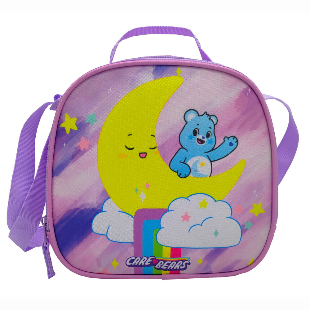 Set escolar Care Bears con trolley, portatodo y bolsa portameriendas en rosa y lila - 4