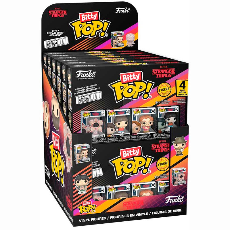 Blíster Funko Bitty POP! Stranger Things con cuatro figuras surtidas