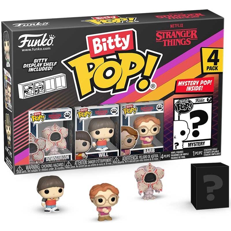 Blíster Funko Bitty POP! Stranger Things con cuatro figuras surtidas - 2