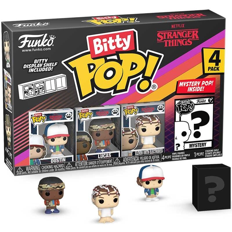Blíster Funko Bitty POP! Stranger Things con cuatro figuras surtidas - 3