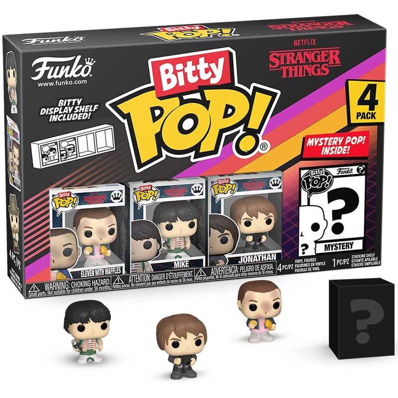 Blíster Funko Bitty POP! Stranger Things con cuatro figuras surtidas - 4
