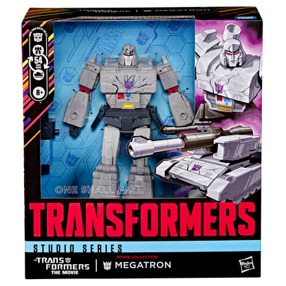 Figura Megatron Transformers Studio Series con armas y modo vehículo