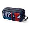 Portatodo triple azul marino de Spider-Man Marvel con tres cremalleras