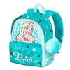 Mochila Frozen 2 de Elsa en color turquesa con bolsillo frontal