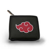 Cartera negra Naruto Shippuden con nube roja frontal