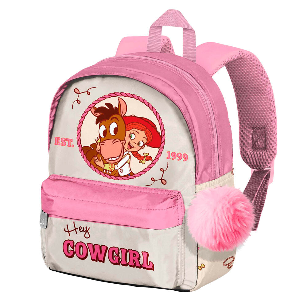Mochila rosa Cow Girl de Toy Story con Jessie y Bullseye