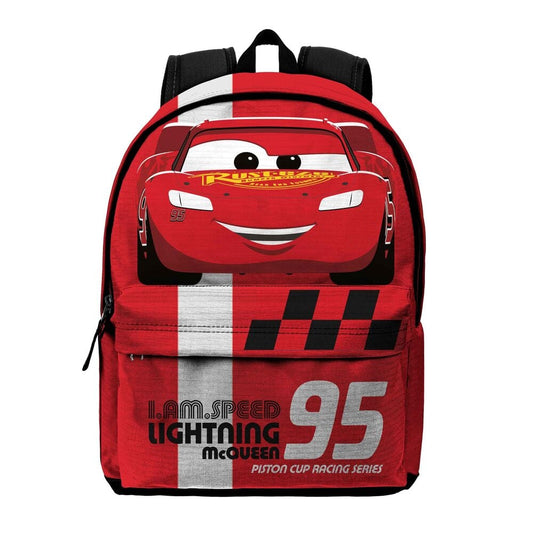 Mochila roja de Cars Disney Pixar con Rayo McQueen