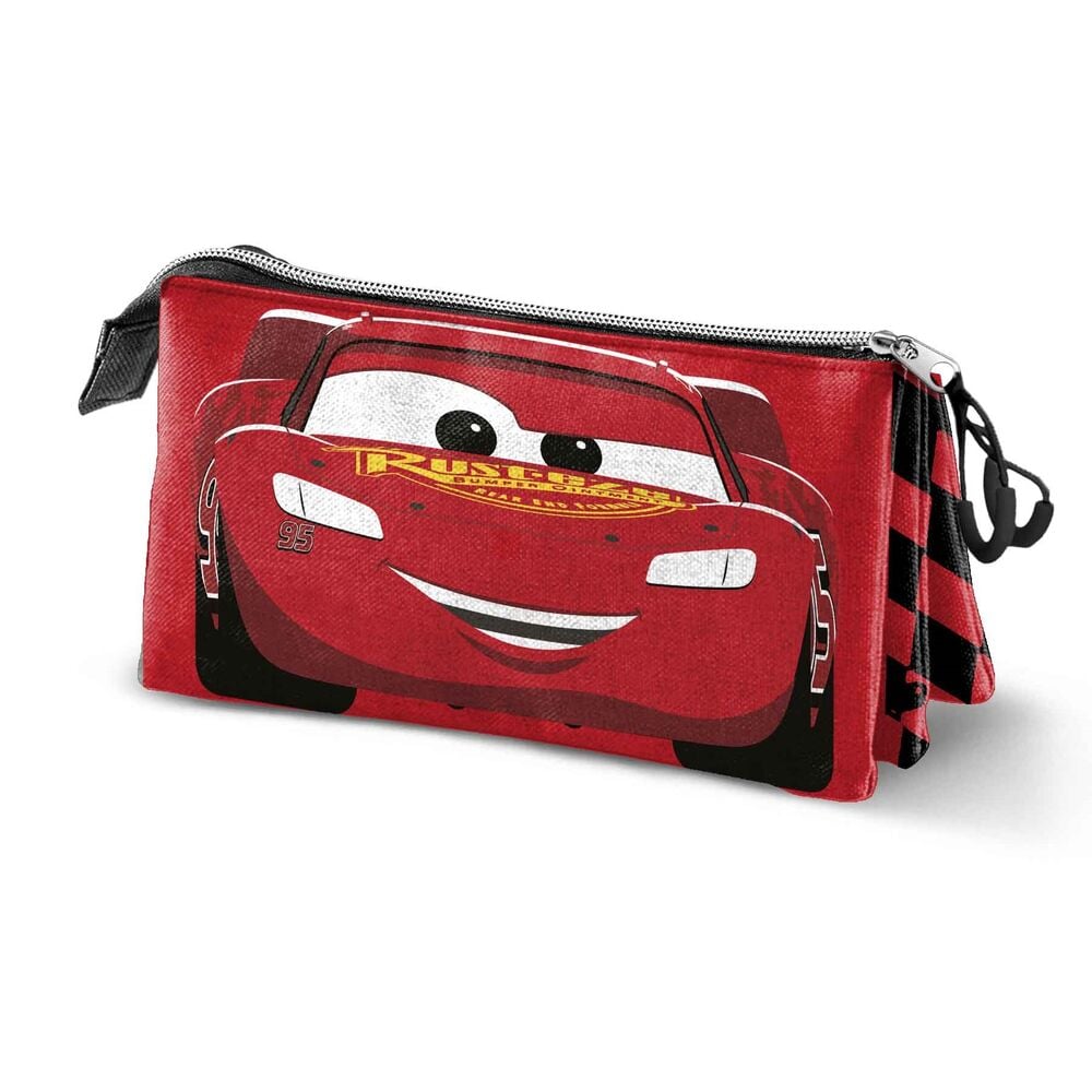 Portatodo triple de Cars con Rayo McQueen
