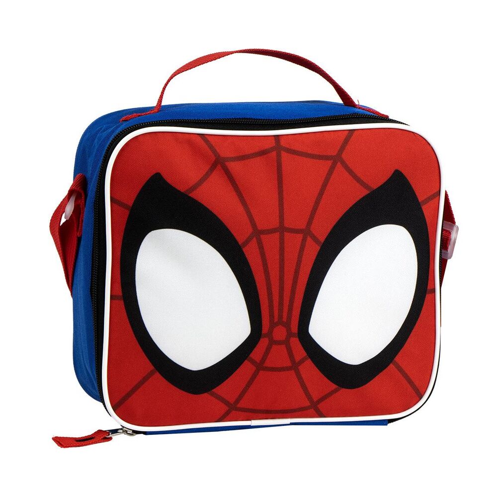 Bolsa portameriendas térmica Spidey Marvel roja y azul