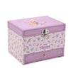 Joyero musical lila de Rapunzel Disney con cajón frontal