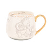 Taza de porcelana Disney Winnie the Pooh con asa dorada