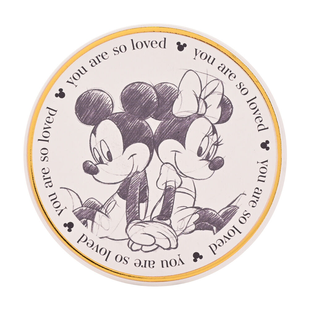 Posavasos redondo Disney Classic con Mickey y Minnie