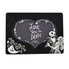Marco de fotos Love You to Death de Pesadilla antes de Navidad con Jack y Sally